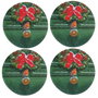 Hermia Set de 4 Salvamanteles Individuales Multicolor 37 cm